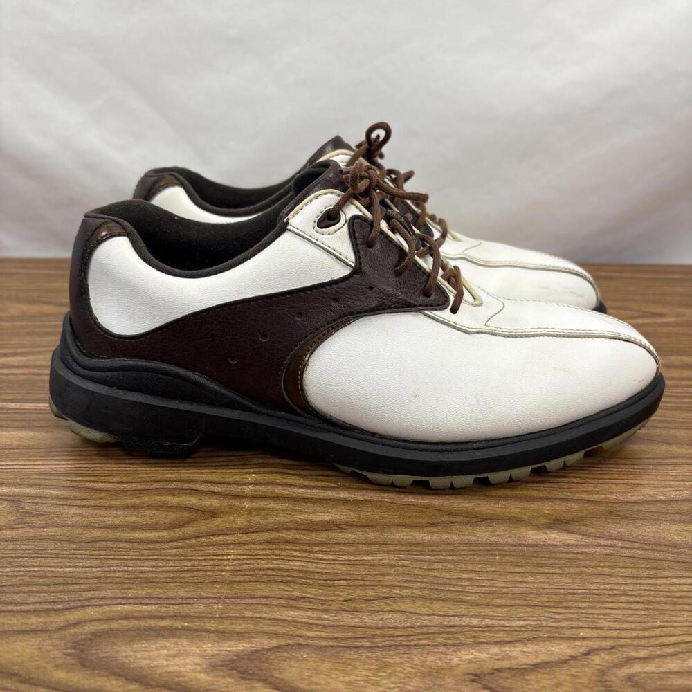 Footjoy FJ Greenjoys Golf Shoes Mens 7 M Leather Spikeless 45351